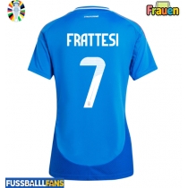Italien Davide Frattesi #7 Heimtrikot Frauen EM 2024 Kurzarm